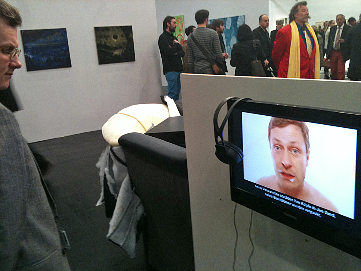 Präsentation der Arbeit auf der Art Cologne 2011 / Galerie Mirko Mayer